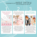 OGAWA Unique Sheen W Facial Lifting and Massage Device With Heat* [Apply Code: 7TM12]